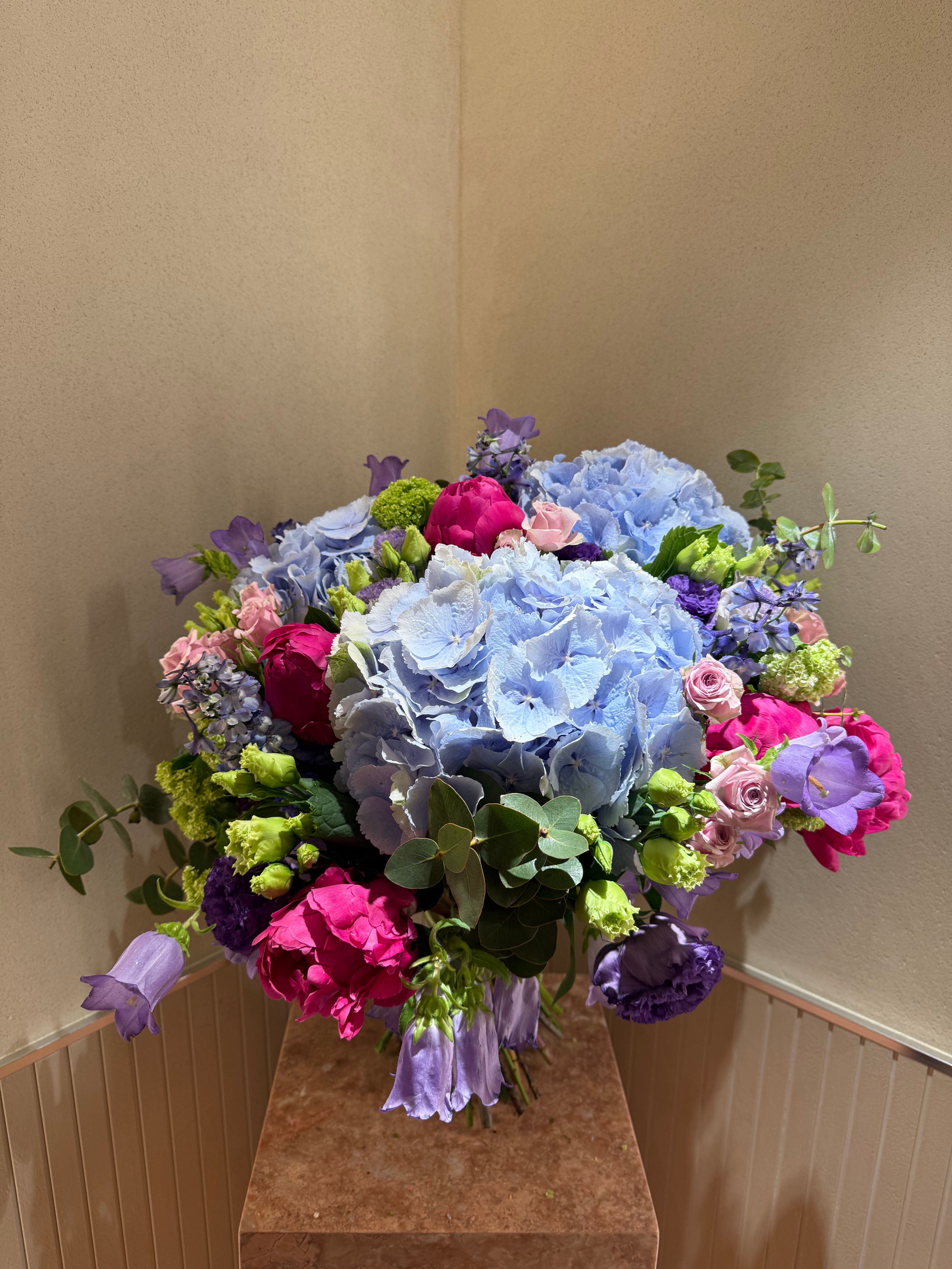 Bouquet Bleu & Rose fête des mères