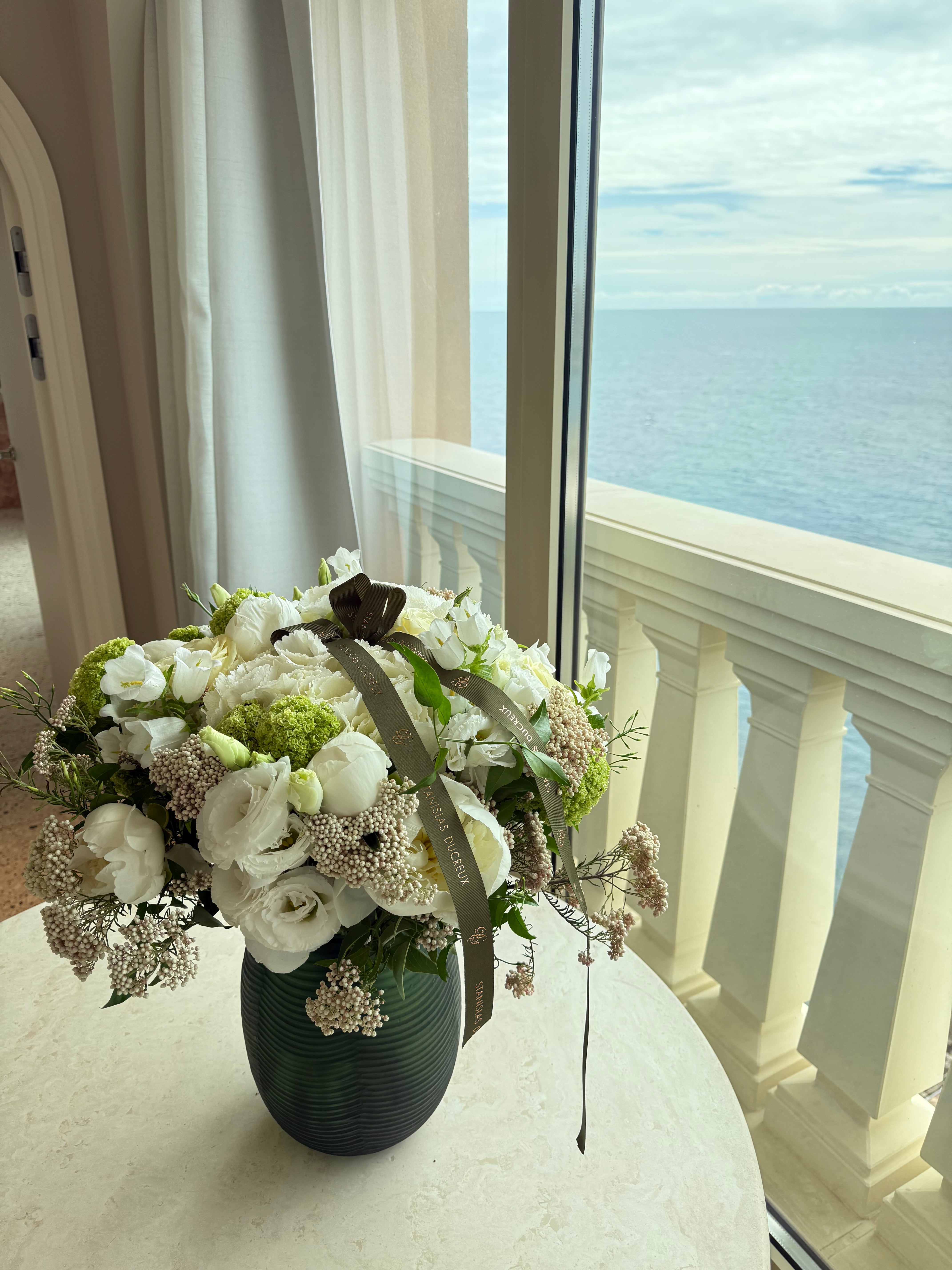 Bouquet blanc fête des mères