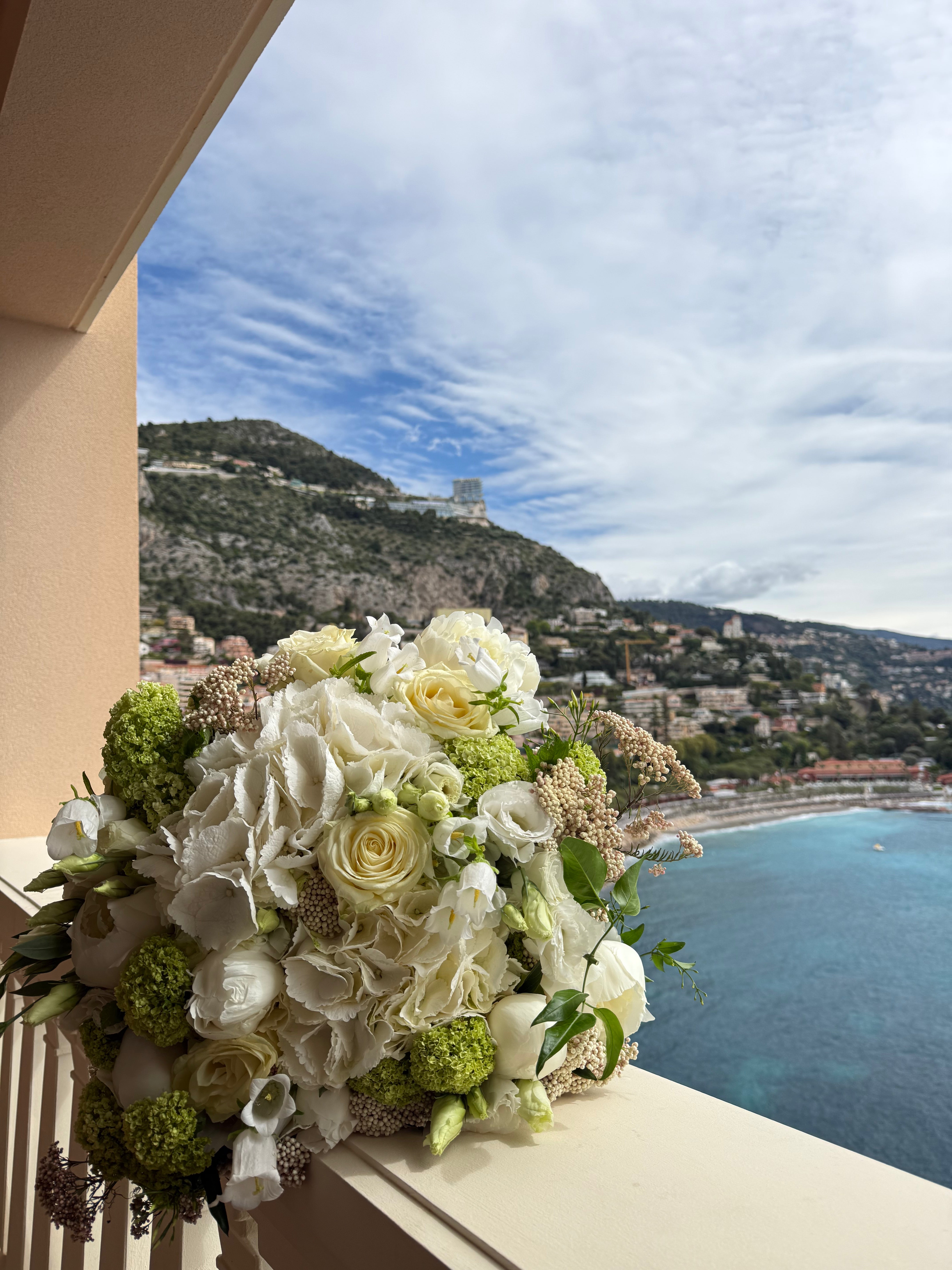 Bouquet blanc fête des mères