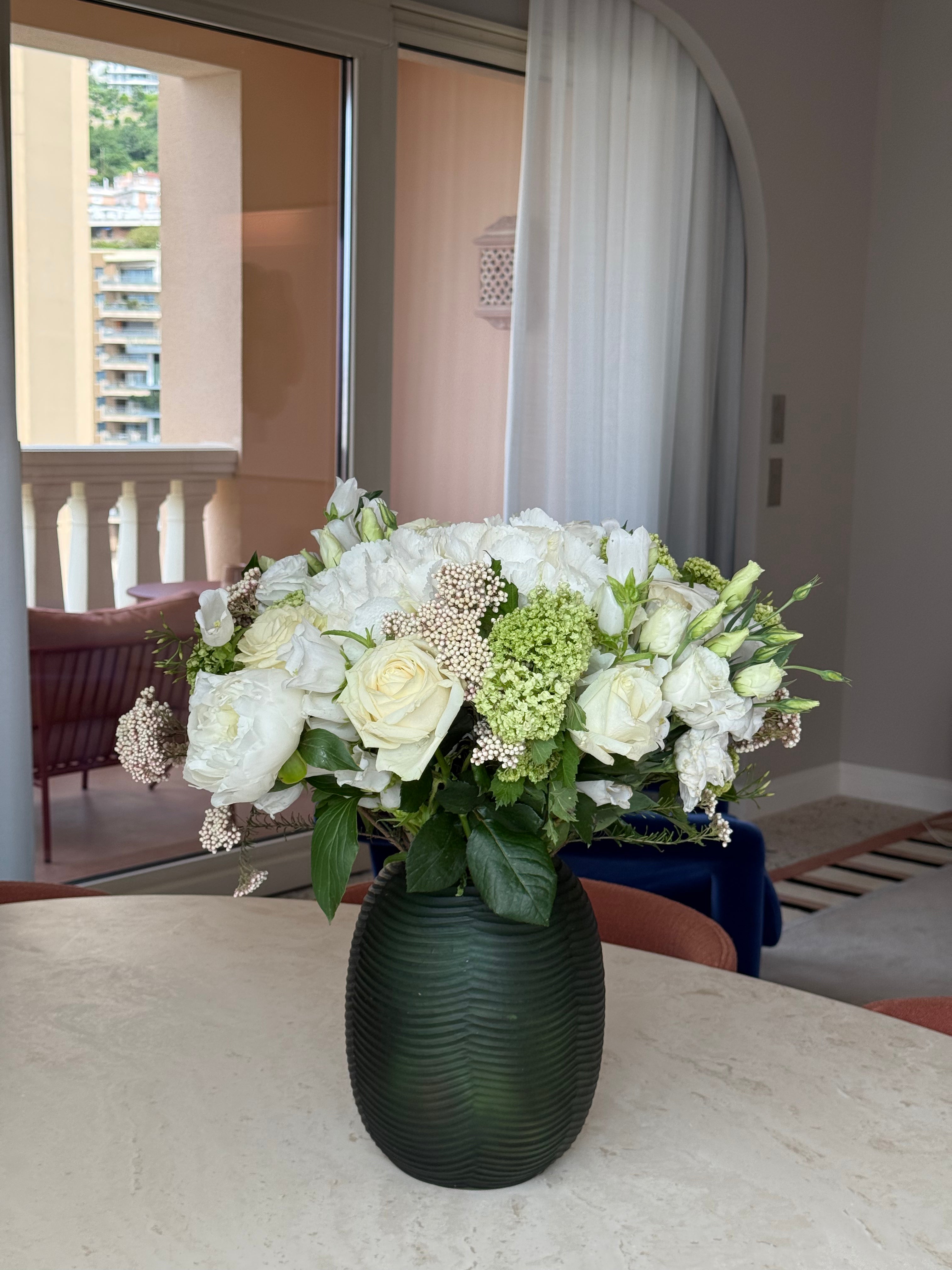 Bouquet blanc fête des mères