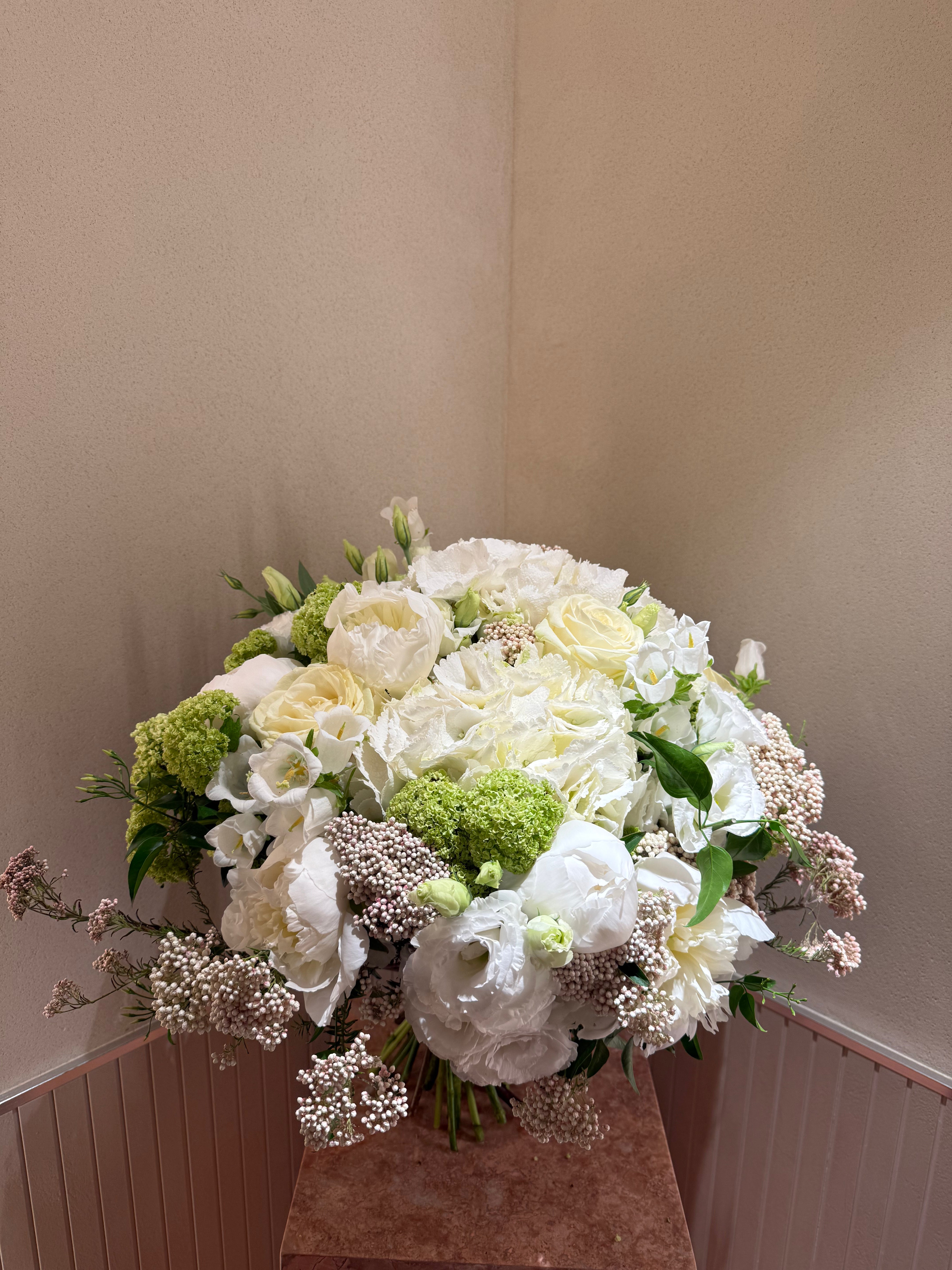 Bouquet blanc fête des mères