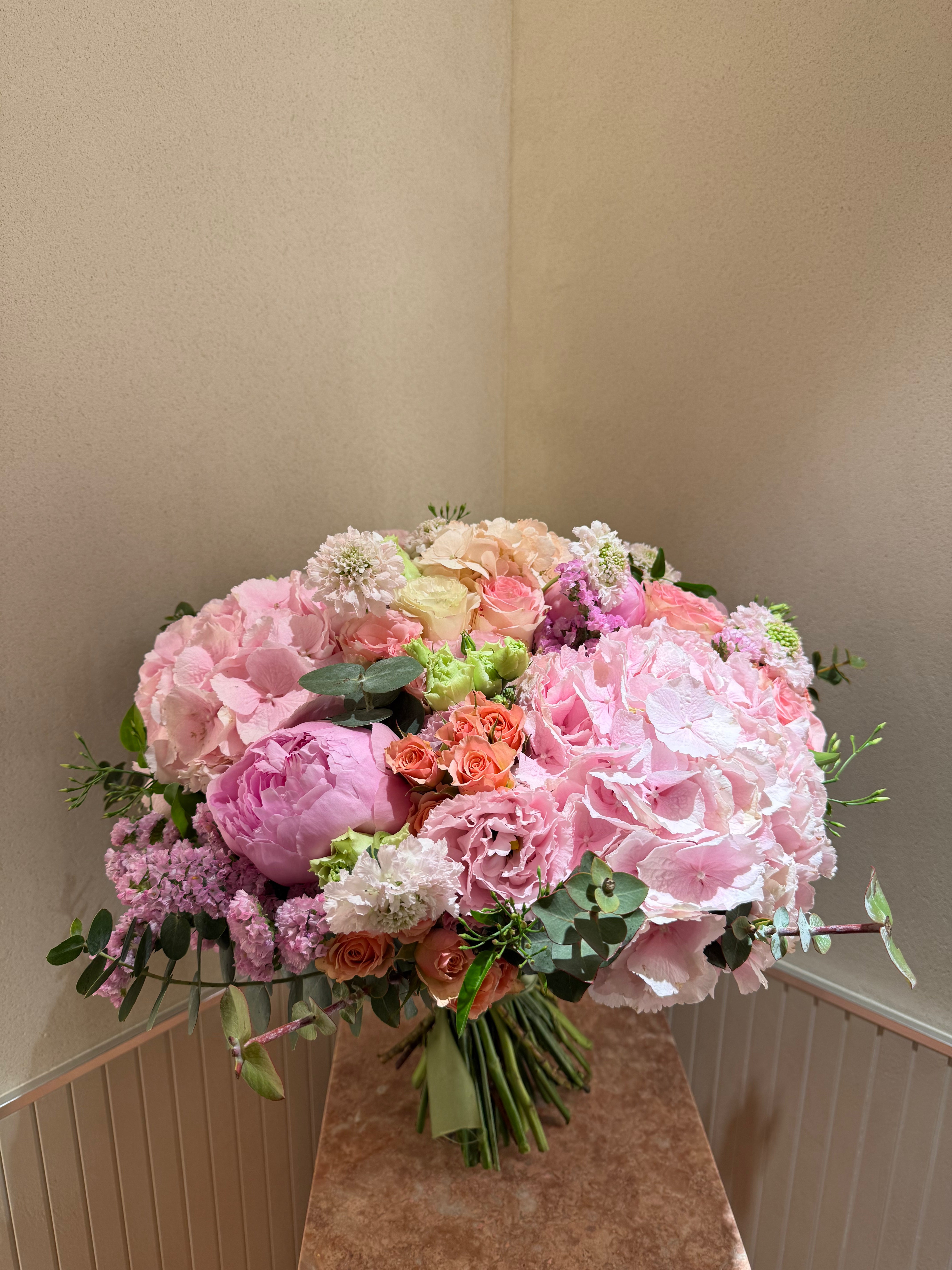 Bouquet ton rosé fête des mères